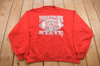 Vintage 1990s Youngstown State Penguins Crewneck Sweatshirt 90s Crewneck