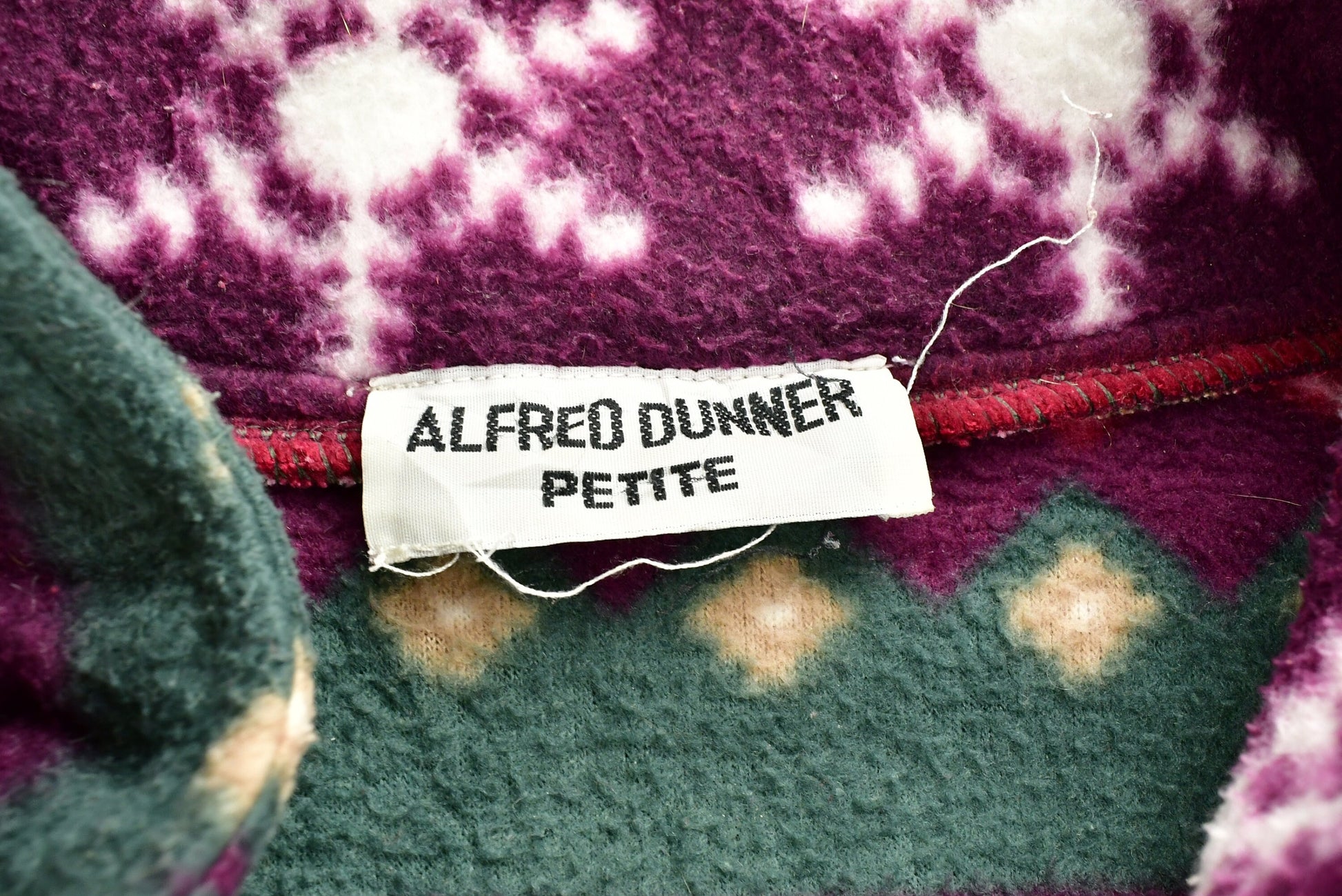 Vintage 1990s All Over Print Fleece Sweatshirt