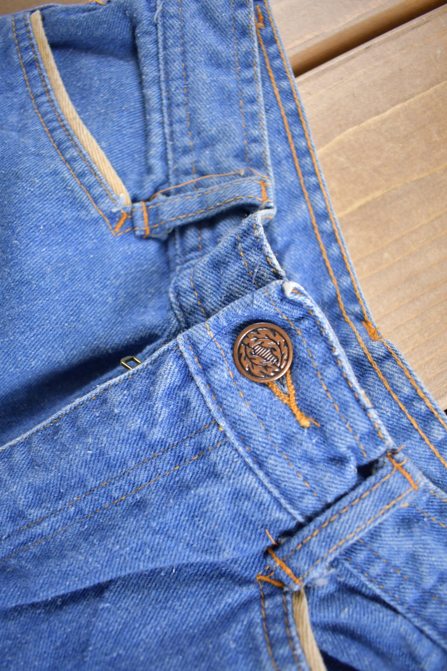 Vintage 1970s Lerner Flare Jeans Size 26 x 33