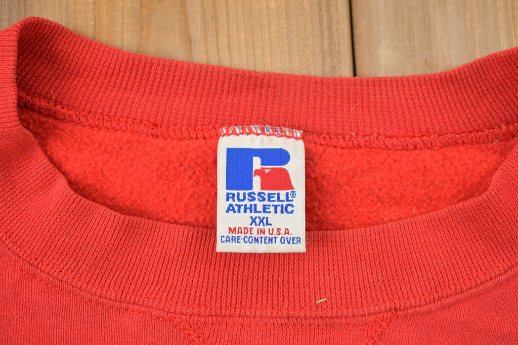 Vintage 1990s Russell Athletics Detroit Red Wings NHL Graphic Sweatshirt