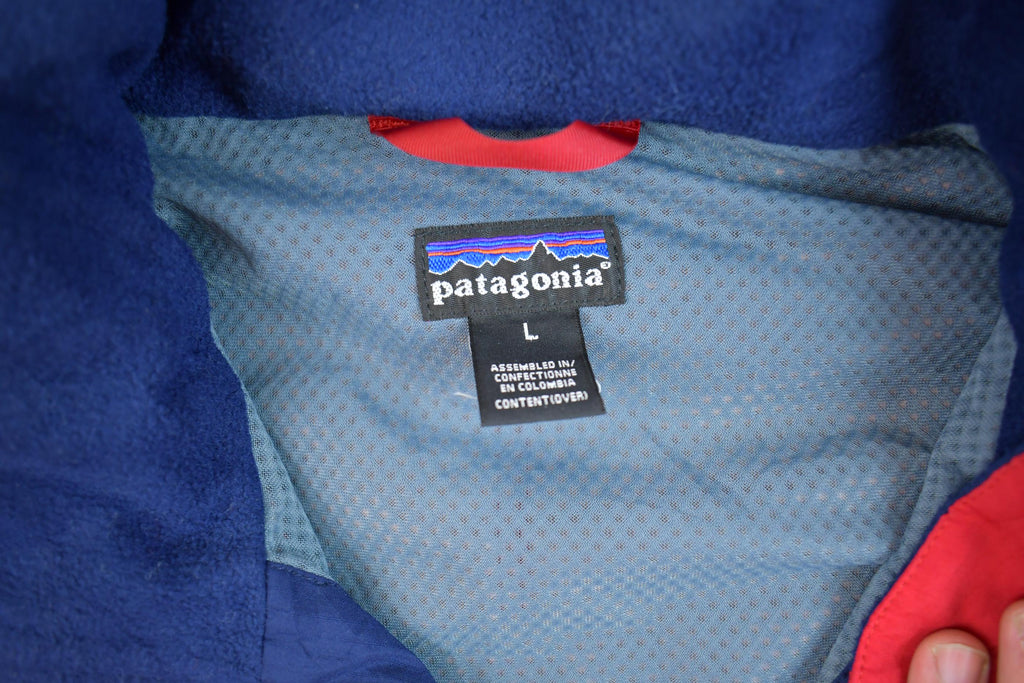 Vintage 1990s Patagonia Red Zip Up Light Jacket