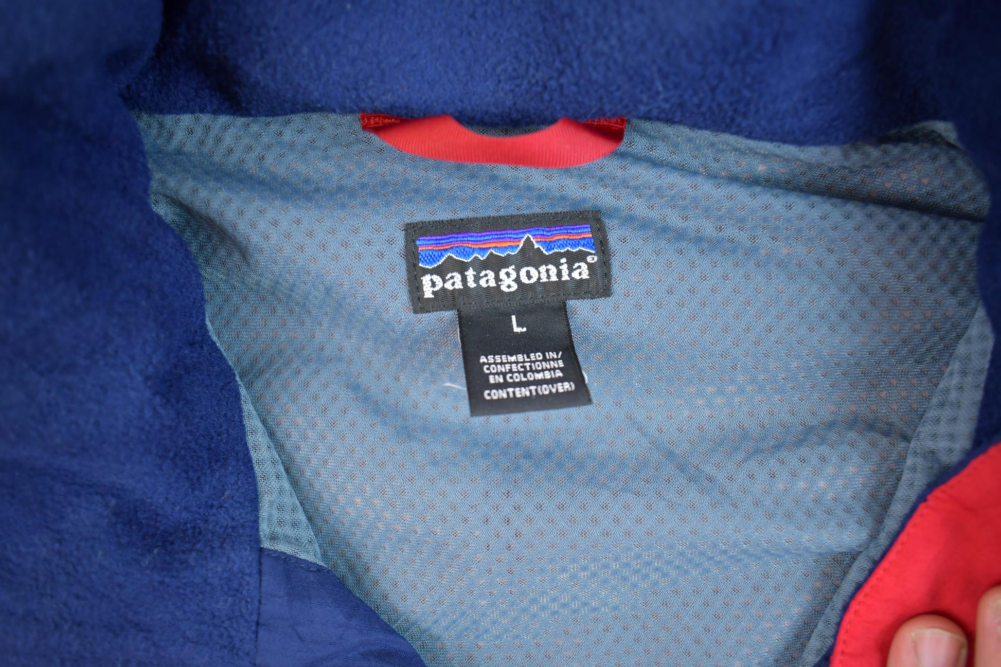 Vintage 1990s Patagonia Red Zip Up Light Jacket