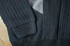 Vintage 1990s Arnold Palmer Knit Crewneck Full Zip Sweater