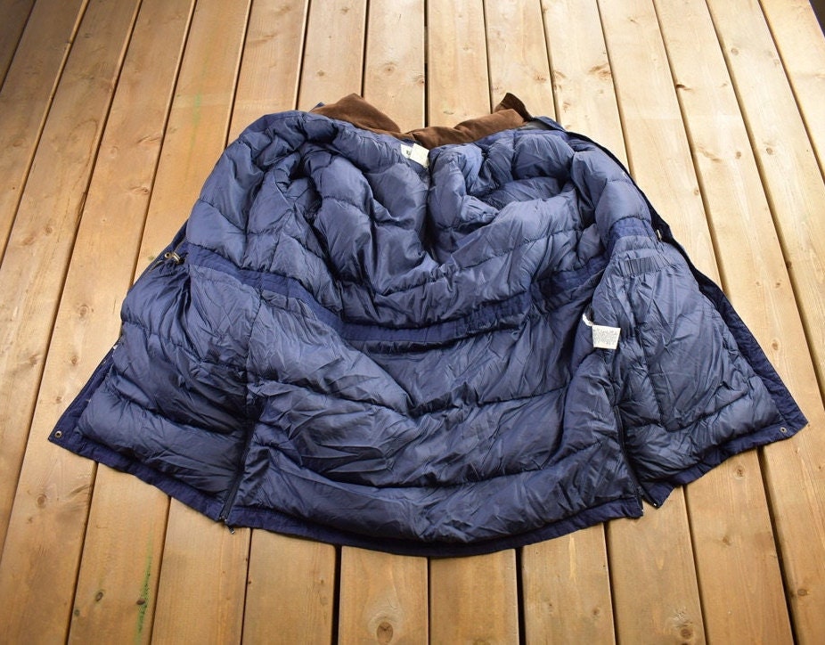 Vintage 1980s LL Bean Goose Down Winter Jacket Size XL