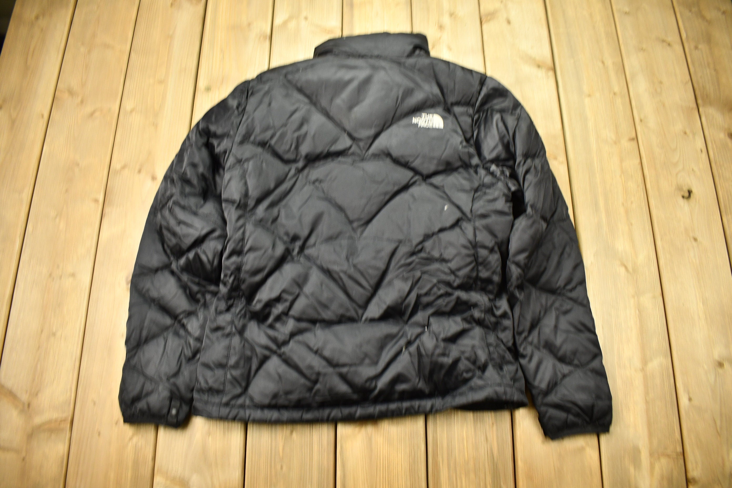 Vintage 1990s The North Face Women's Black Puffer Jacket