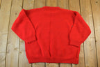 Vintage 1980s Knit Dalmatian Cartoon Crewneck Sweater