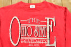 Vintage 1990's University of Ohio State Buckeyes Collegiate Crewneck  Made In USA  NCAA Sweatshirt  Sportswear  Athleisure  Americana
