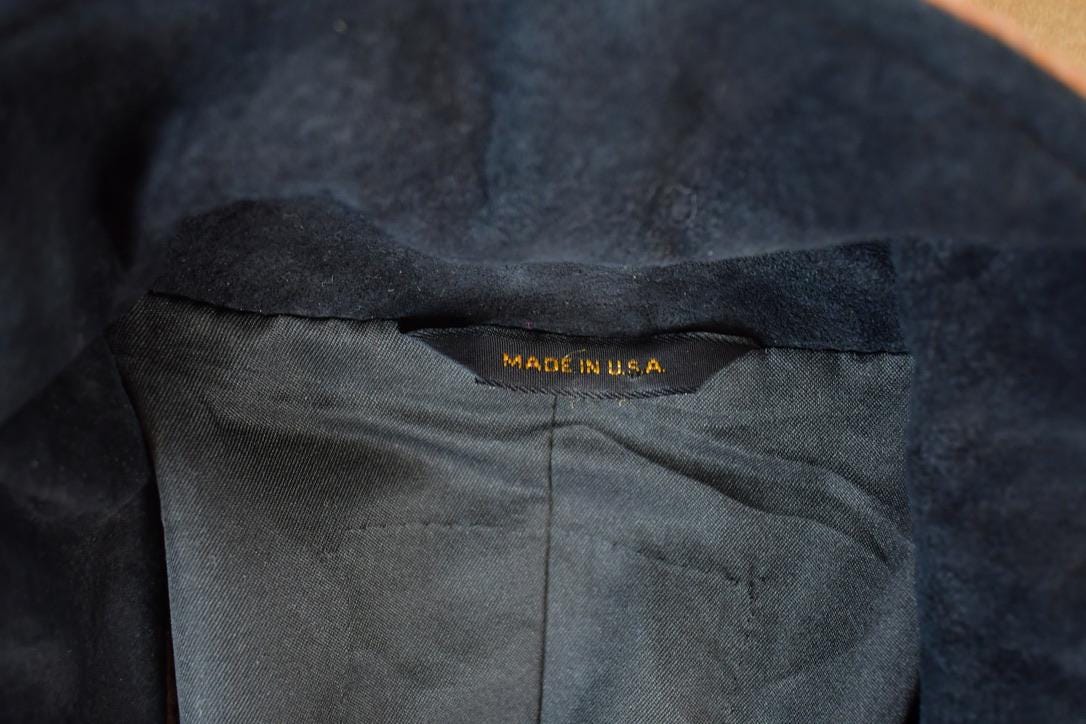 Vintage 1990s Southwestern Aztec Print Light Knit Lined Jacket Made In USA