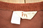 Vintage 1980s I Miller Velour V Neck Sweater