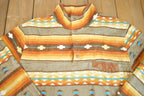 Vintage 1990s Cabin Fever Pullover Aztec Fleece Sweater - Medium