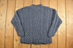 Vintage 1980s Mckennas Cable Knit Sweater  80s Crewneck  Abstract Patterns  Streetwear  Cozy  Winter Fashion  Vintage Knit