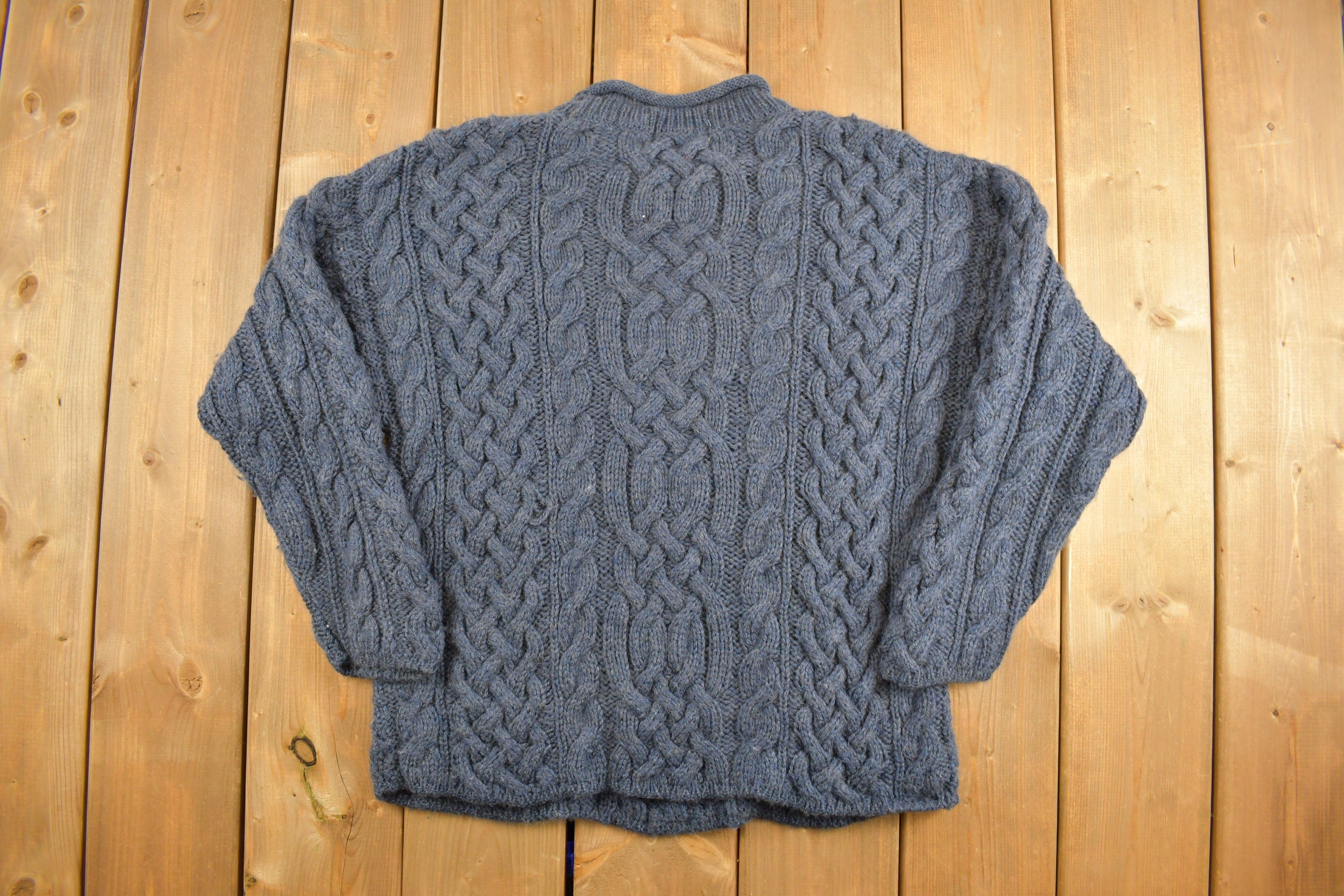 Vintage 1980s Mckennas Cable Knit Sweater  80s Crewneck  Abstract Patterns  Streetwear  Cozy  Winter Fashion  Vintage Knit