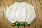 Vintage 1980s Quater Zip Varsity Windbreaker - XL