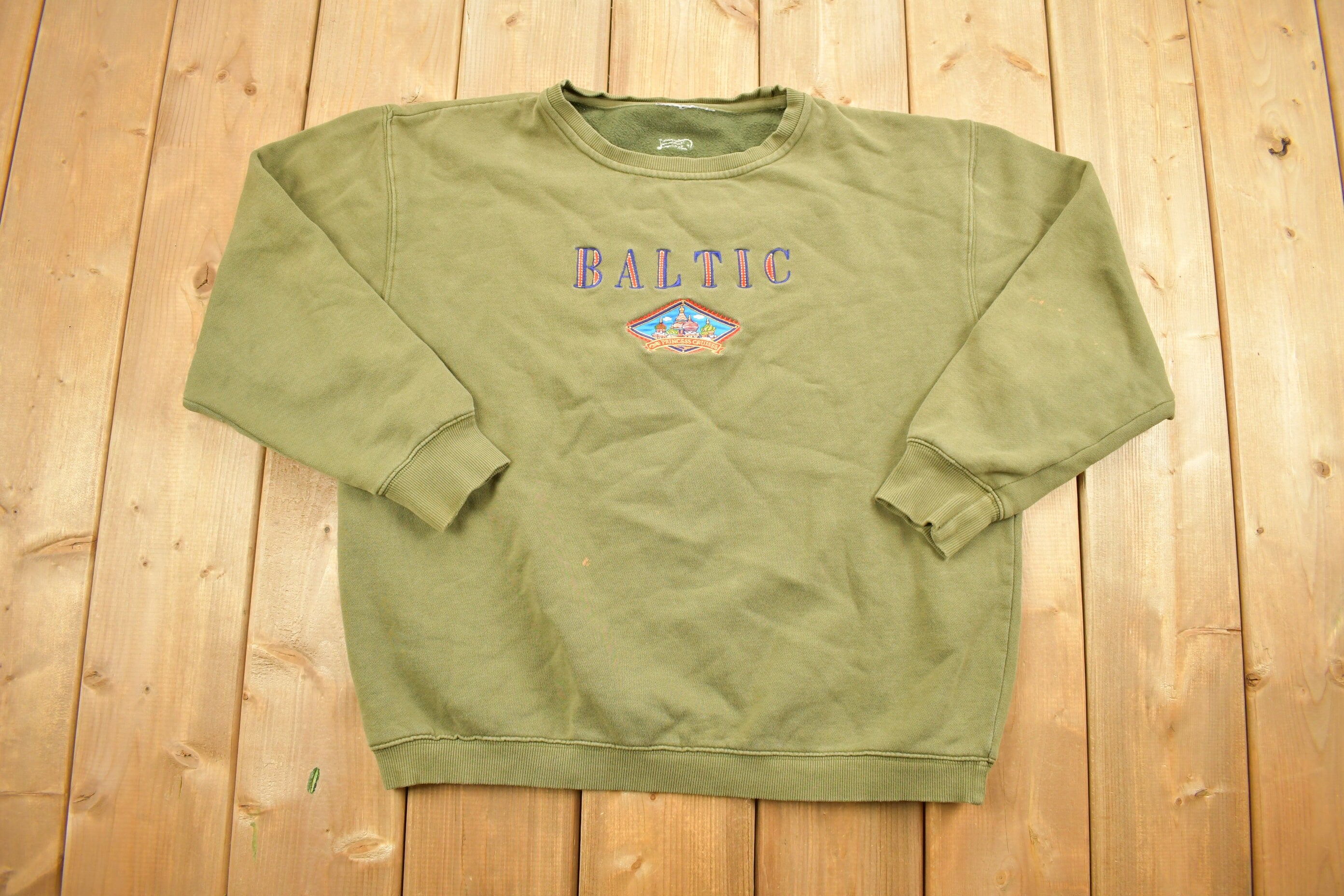Vintage 1990s Baltic Embroidered Sweatshirt