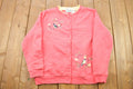 Vintage 1990s Bird Themed Embroidered Crewneck Sweater
