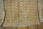 Vintage 1970s Rhinoceros Plaid Button Down Light Jacket