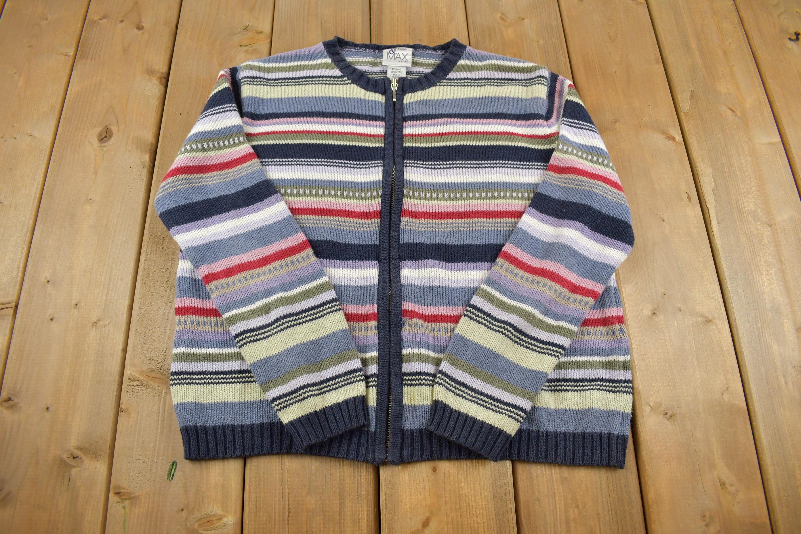 Vintage 1990s Knit Cardigan Sweater