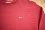 Vintage Nike Embroidered Mini Swoosh Raglan Crewneck Sweatshirt