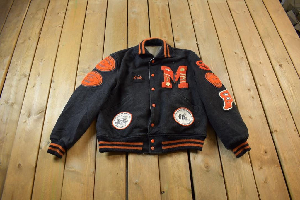 Vintage 1993 Marshall Tiger Marching Band Wool Varsity Jacket