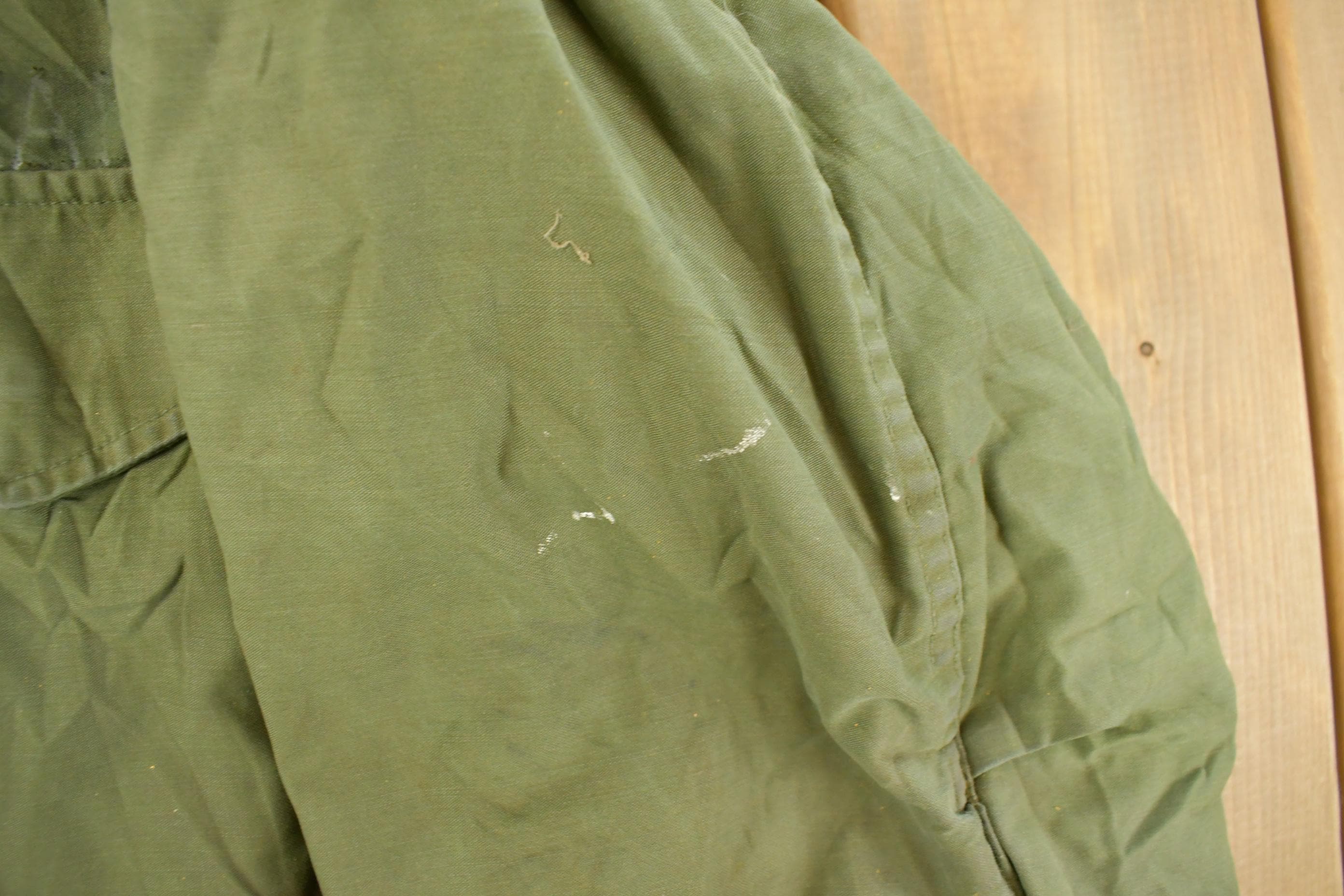 Vintage 1970s M-65 Military Field Coat Men's Large