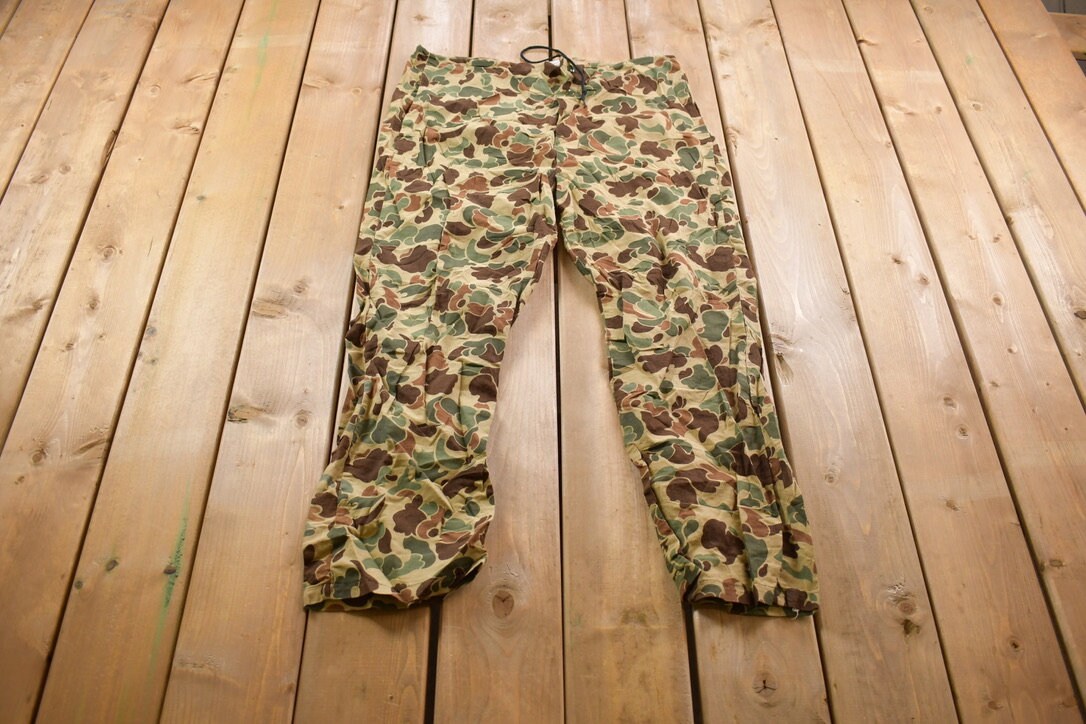 Vintage 1990s Duck Camouflage Hunting Pants Size 38 x 27.5