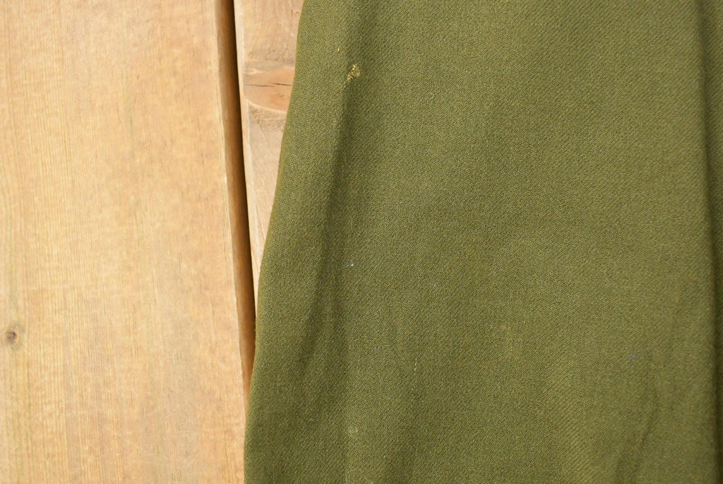 Vintage 1960s Military Army Cargo Field Trousers Olive Drab Pants Men's 35 x 31