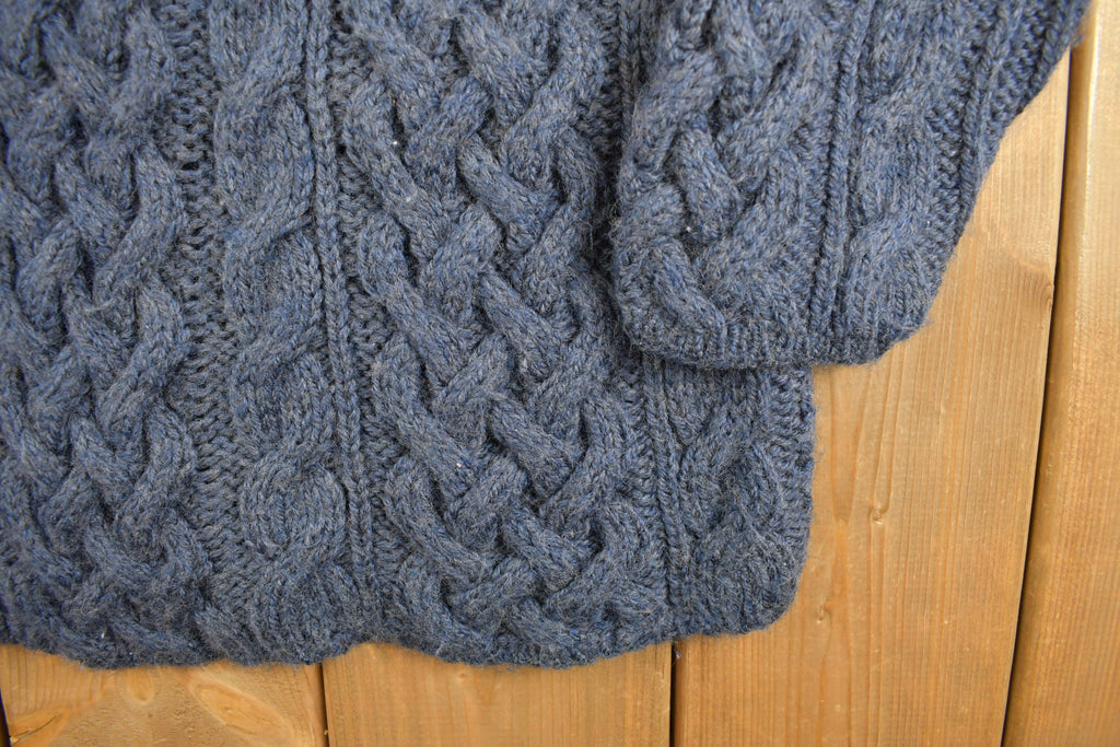 Vintage 1980s Mckennas Cable Knit Sweater  80s Crewneck  Abstract Patterns  Streetwear  Cozy  Winter Fashion  Vintage Knit