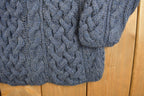 Vintage 1980s Mckennas Cable Knit Sweater  80s Crewneck  Abstract Patterns  Streetwear  Cozy  Winter Fashion  Vintage Knit