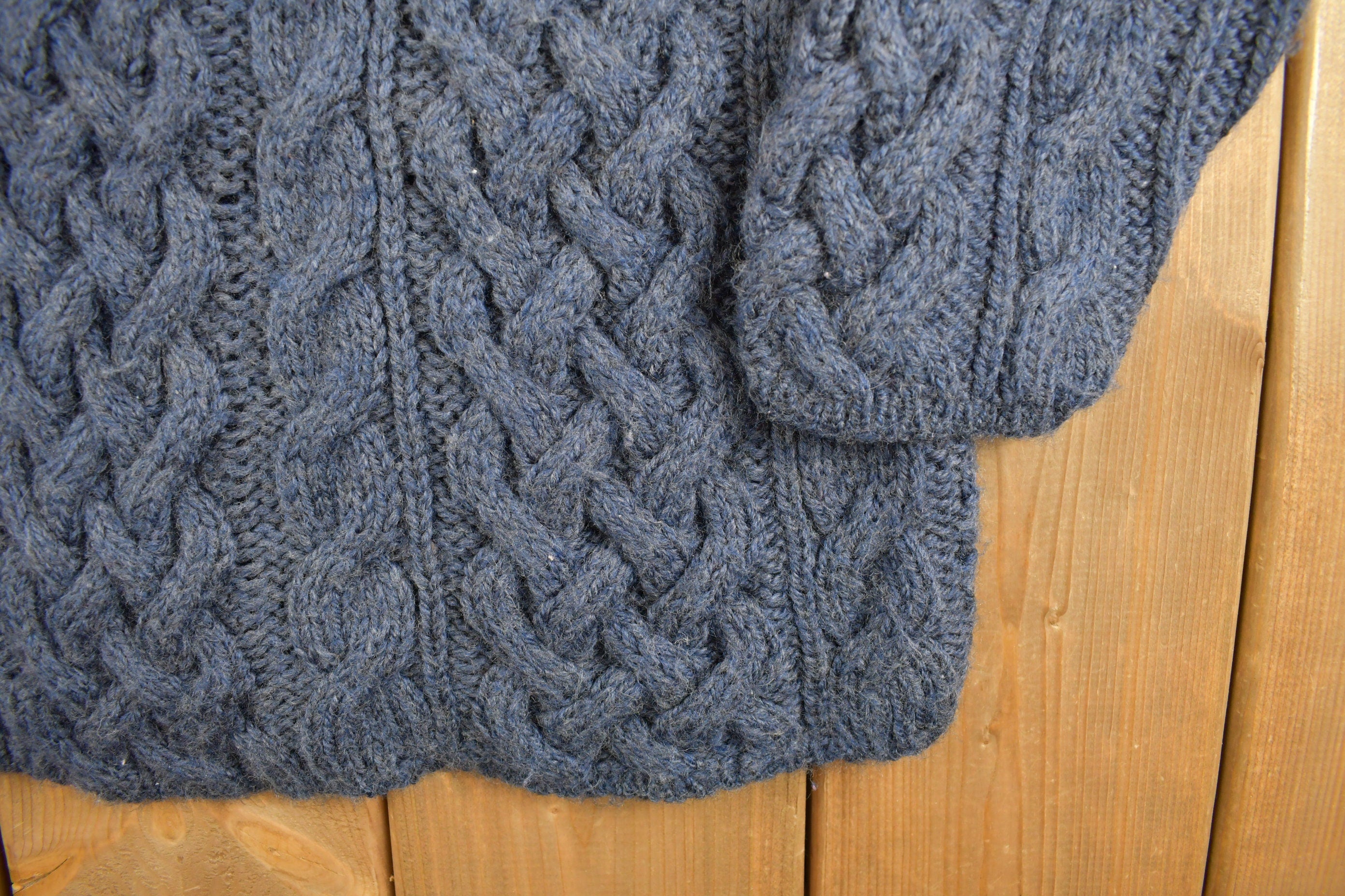 Vintage 1980s Mckennas Cable Knit Sweater  80s Crewneck  Abstract Patterns  Streetwear  Cozy  Winter Fashion  Vintage Knit