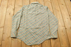 Vintage 1990s Yuk Yuk Abstract Pattern Button Up Shirt