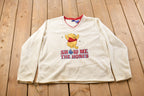 Vintage 1990s Winnie The Pooh Disney V Neck Sweatshirt