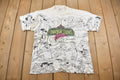 Vintage 1990s Universal Studios All Over Print Graphic T-Shirt