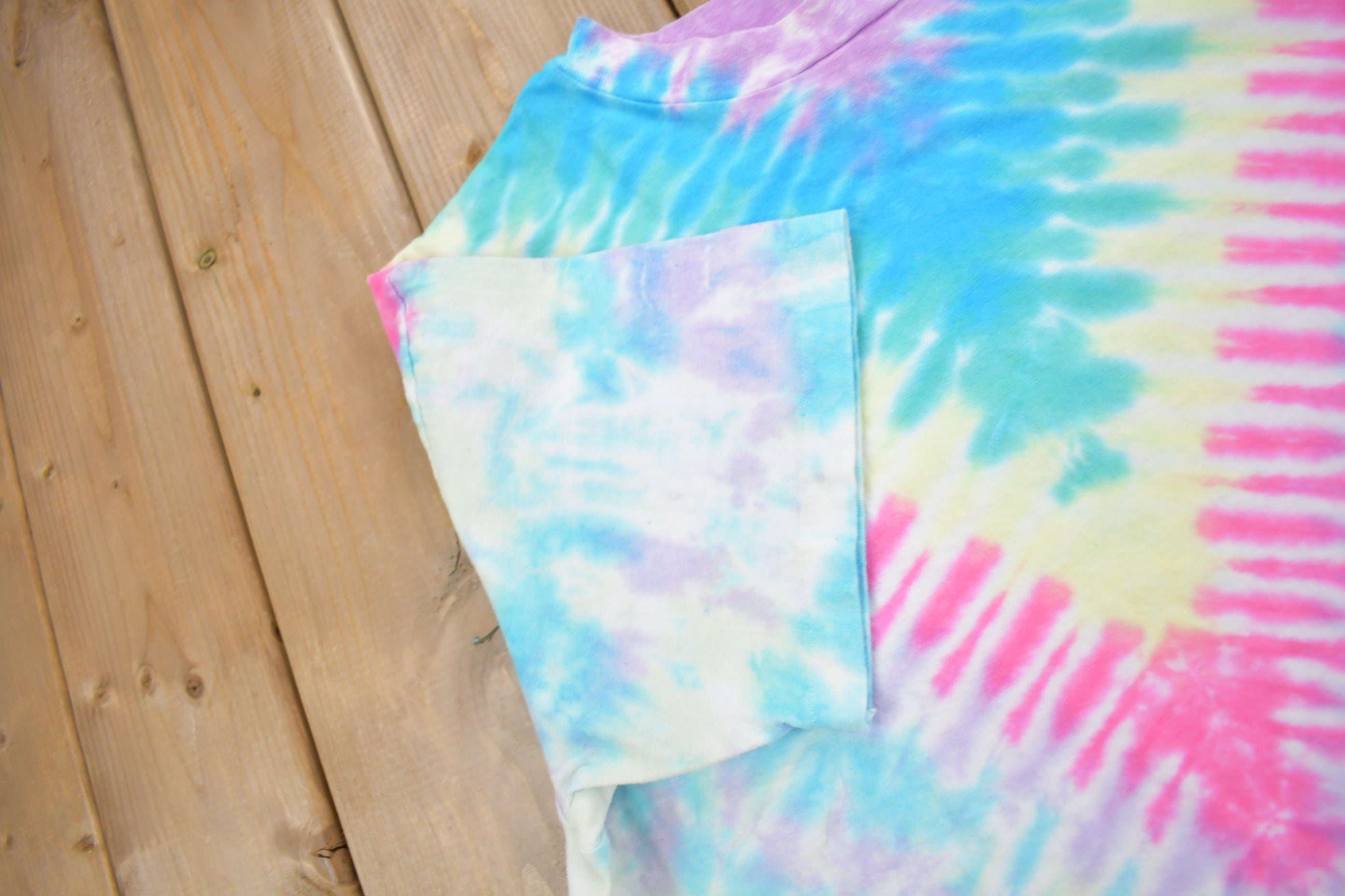 Vintage 1980s Hanes Tie Dye T Shirt