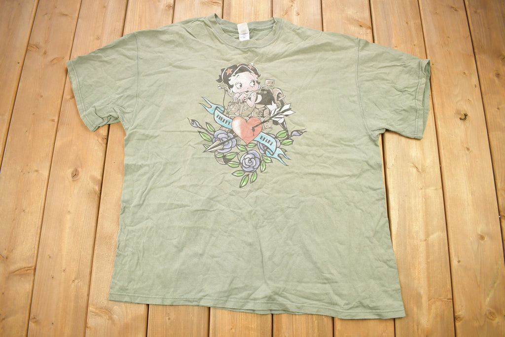 Vintage 1990s Betty Boop Sweet Heart Cartoon T-Shirt