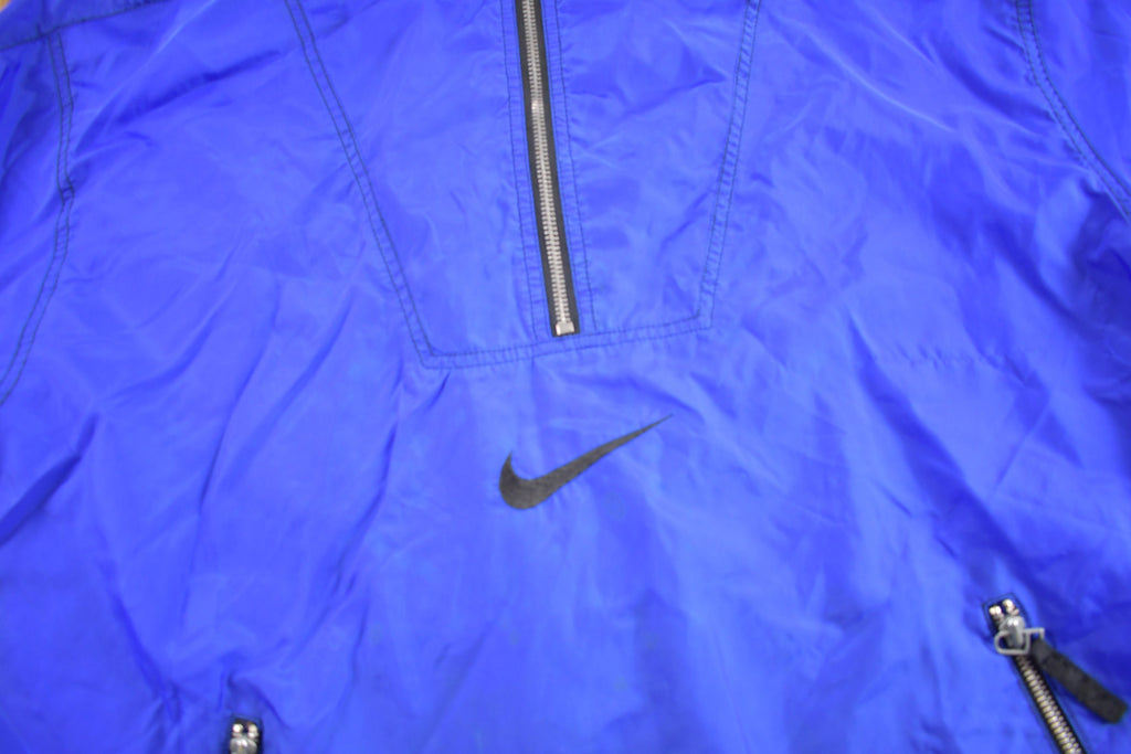 Vintage 1990s Nike Women's Quarter Zip Windbreaker Jacket