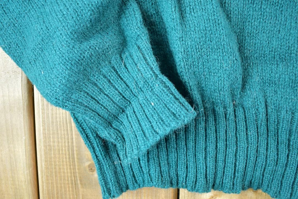 Vintage 1970's SKYR Shetland Wool Knit Turtleneck Sweater Women's M