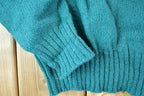 Vintage 1970's SKYR Shetland Wool Knit Turtleneck Sweater Women's M