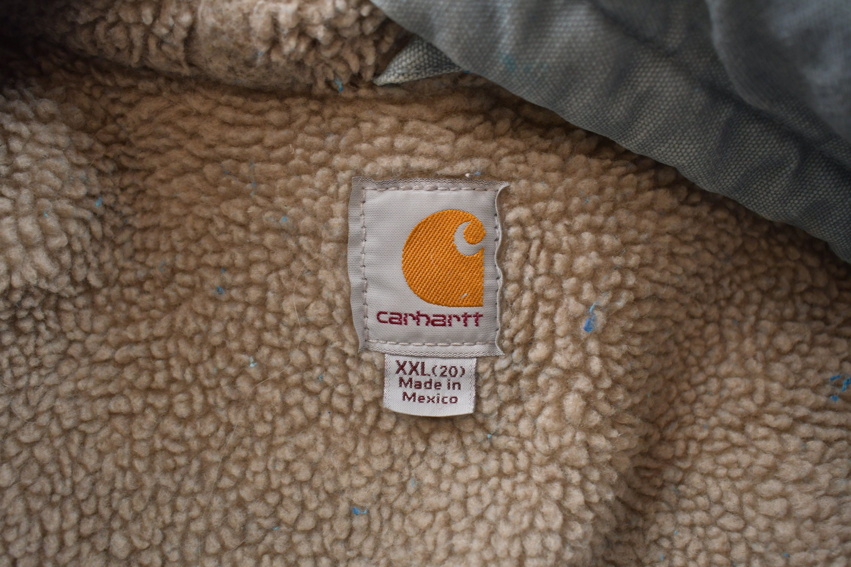Vintage 1990s Carhartt Women's Sherpa Lined Sandstone Sierra Jacket Workwear