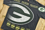 Vintage 1996 Green Bay Packers All Over Print NFL T-Shirt