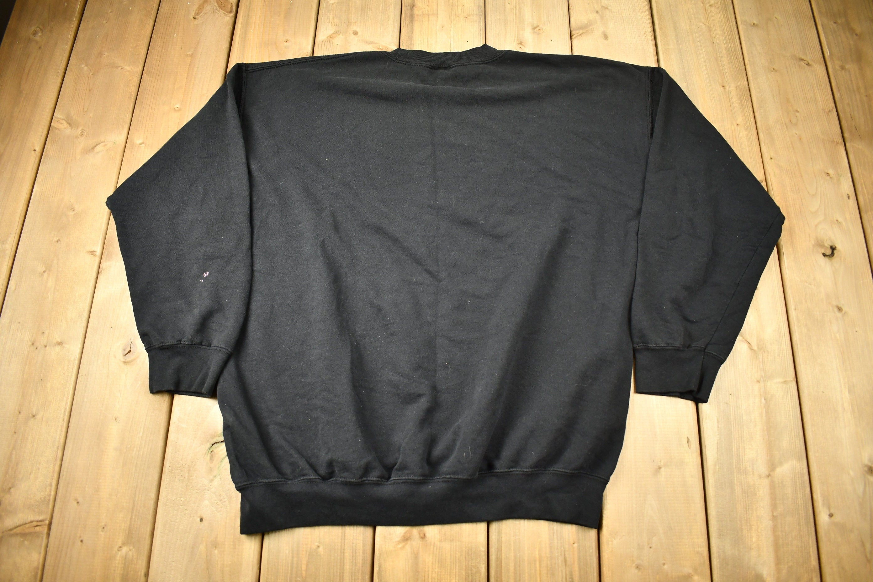 Vintage 1990s Biker Babe Graphic Crewneck Sweatshirt