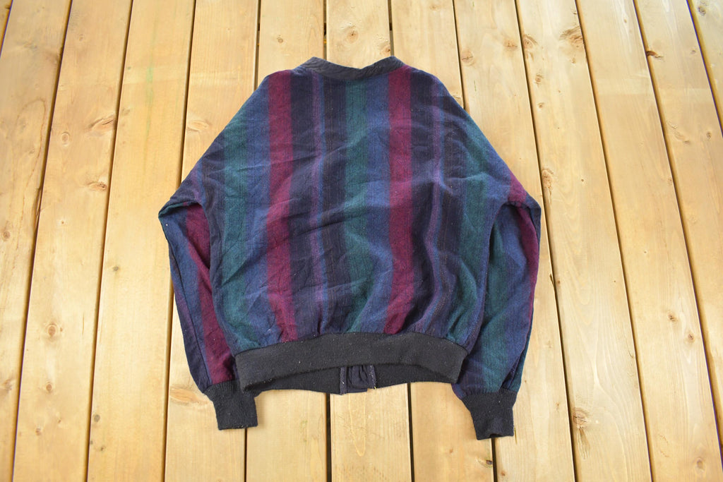 Vintage 1980s Pendleton Wool Knit Cardigan Sweater Men's Medium
