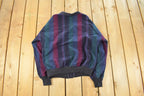Vintage 1980s Pendleton Wool Knit Cardigan Sweater Men's Medium