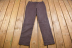 Vintage 1990's Women's Low Rise Leather Pants 28 x 31
