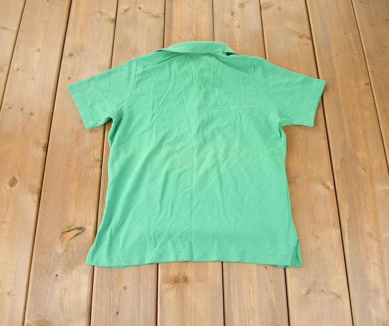 Vintage 1990s Lacoste Button Up Short Sleeve Shirt Made In USA