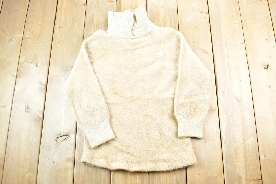 Vintage 1950s Bonnie Togs Knit Turtleneck Sweater