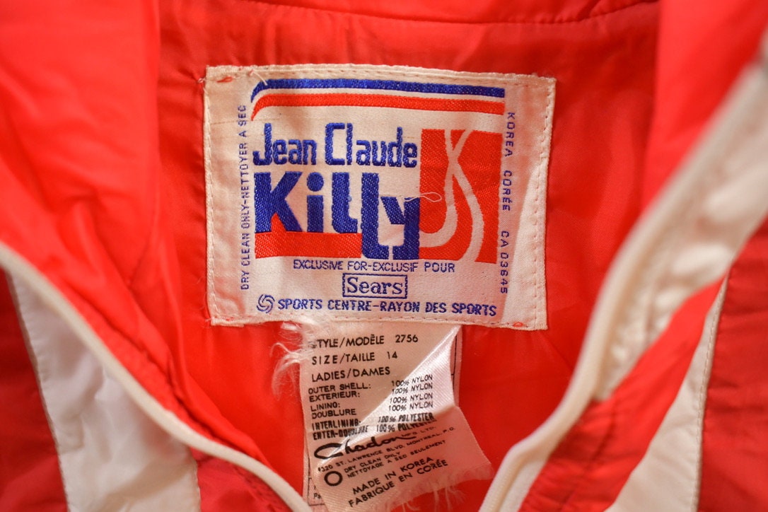 Vintage 1980s Jean Claude Killy Windbreaker Jacket / Streetwear / Light Jacket / Vintage Windbreaker/ Sears