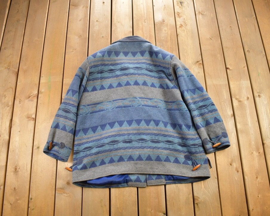 Vintage 1980s Kathryn Deene Nordic Wool Knit Jacket