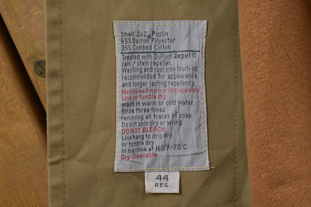 Vintage 1980s Brooks Brothers Full Length Trench Coat