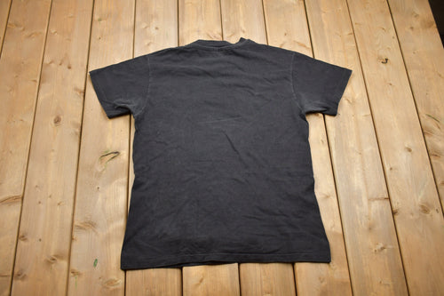 Vintage 1990s HMCS Algonquin Graphic T-Shirt / NCSM / Canadian Military / Single Stitch / 90s Graphic Tee / Naval / Army / Naval Ship