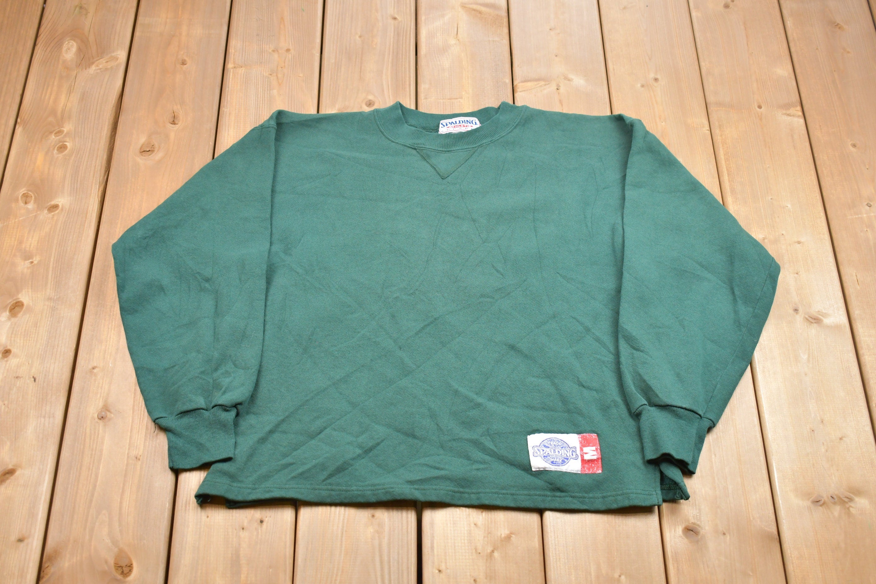 Vintage 1990s Spalding Blank Crewneck Sweatshirt